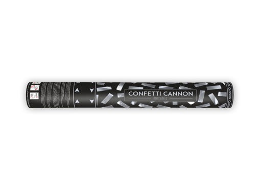 Picture of CONFETTI CANNON 40CM SILVER